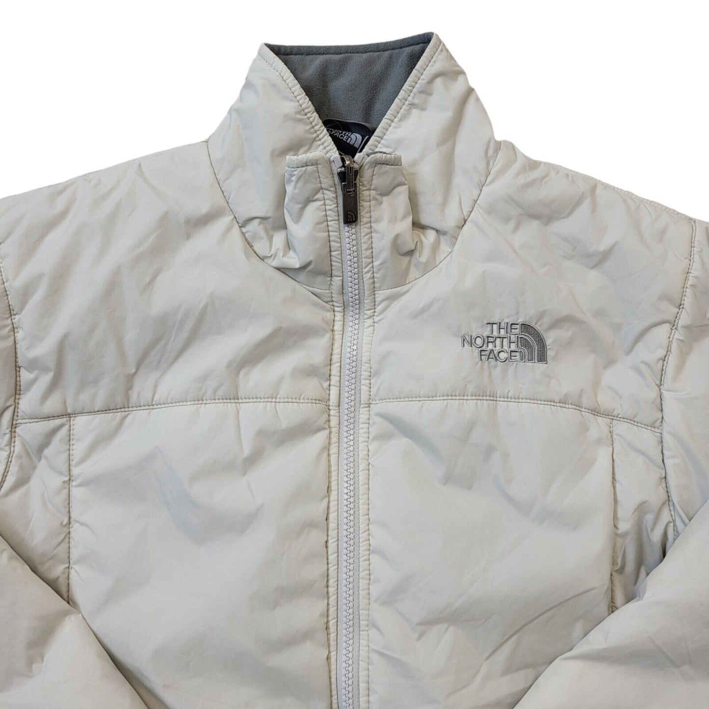 The North Face Cream Zip Up Jacket Women's Size Large