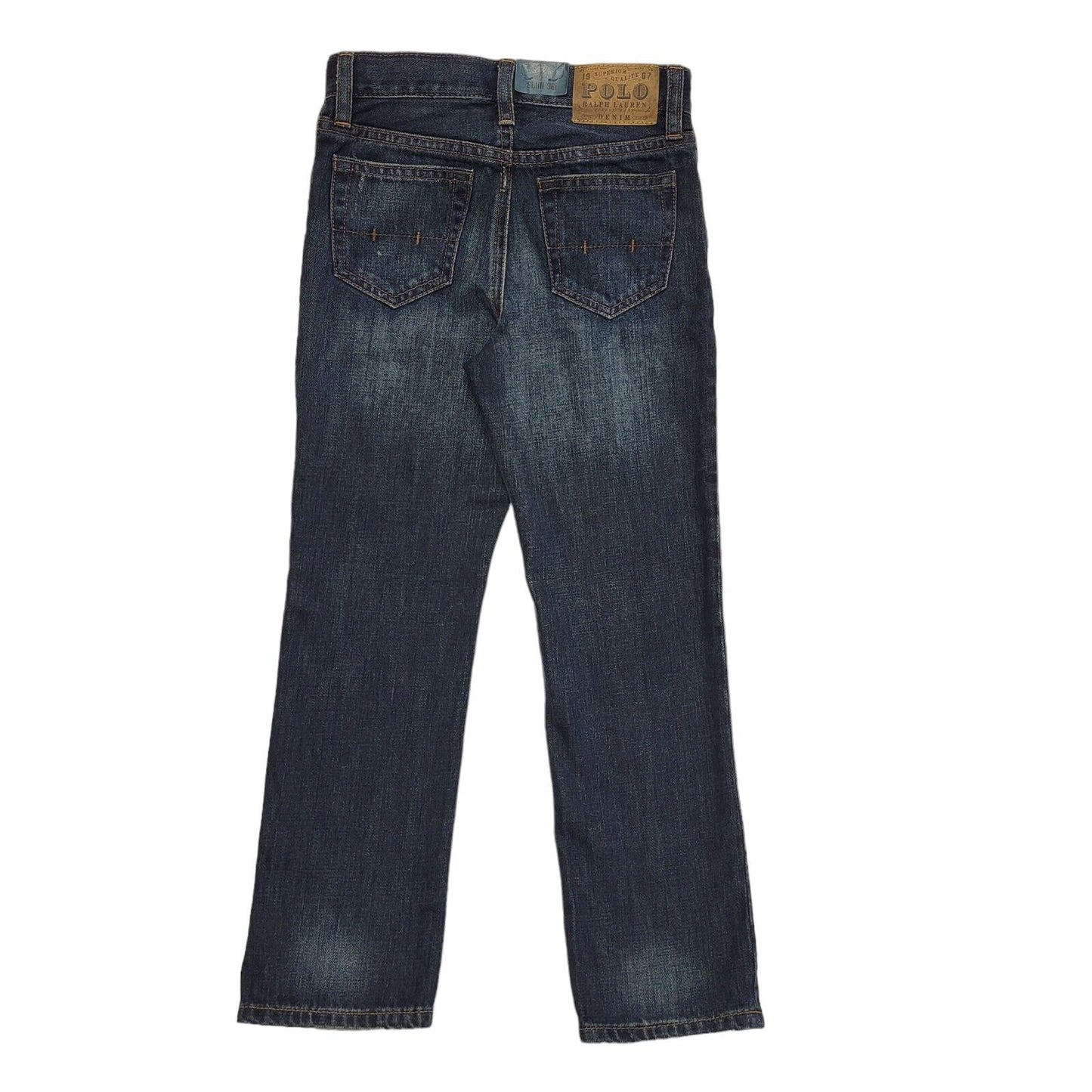 Ralph Lauren 90s Dark Blue Straight Leg Denim Jeans Boy's Age 6 W22 L21
