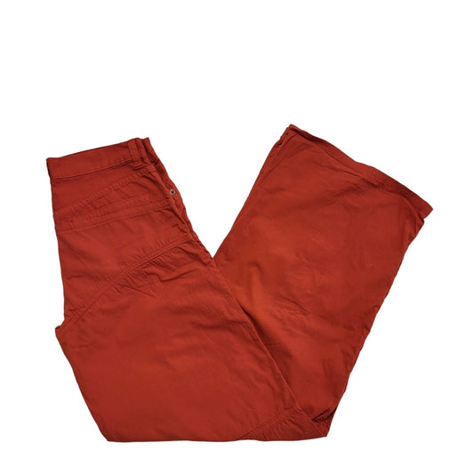 Nolika Vintage 90's Red Straight Leg Trousers Uk Women's Size 14 W32 L32