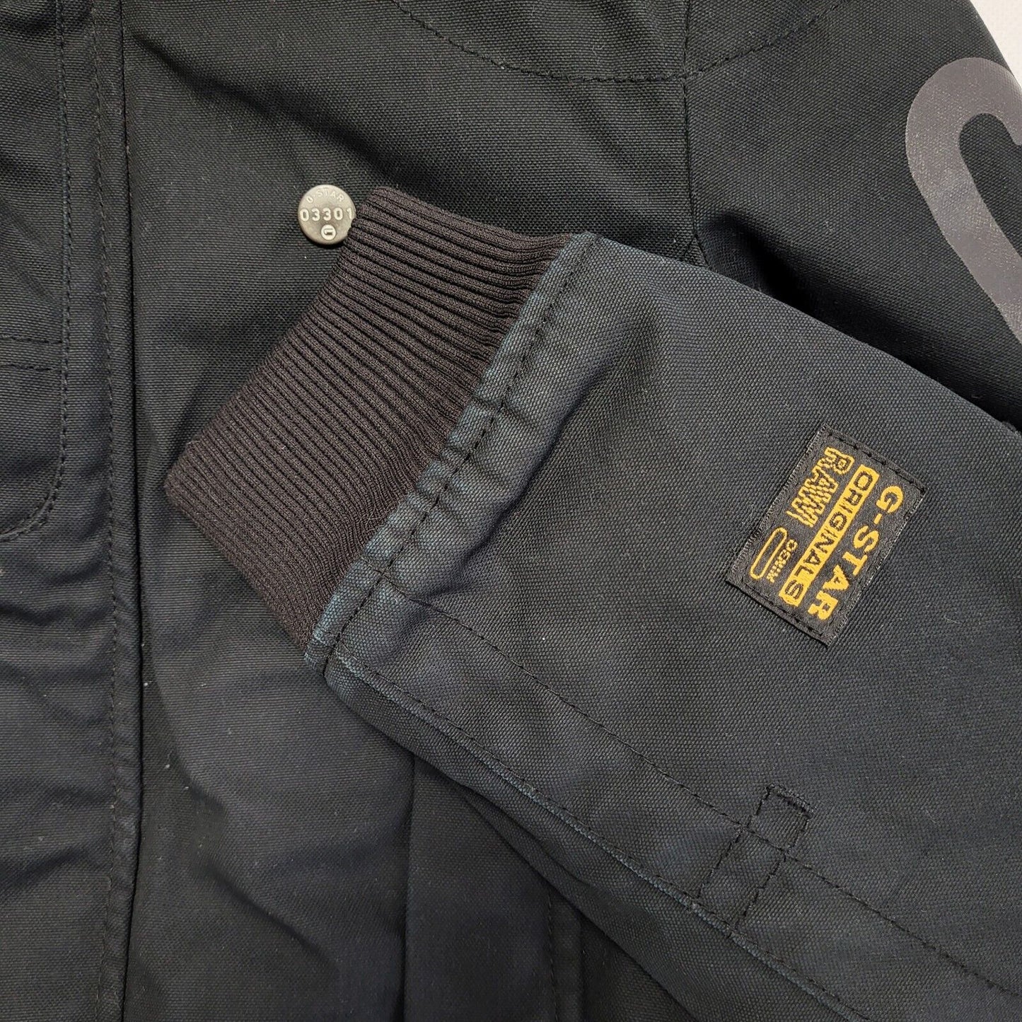 G-Star Y2K Black Zip & Snap Fasten Jacket Women's Size XS