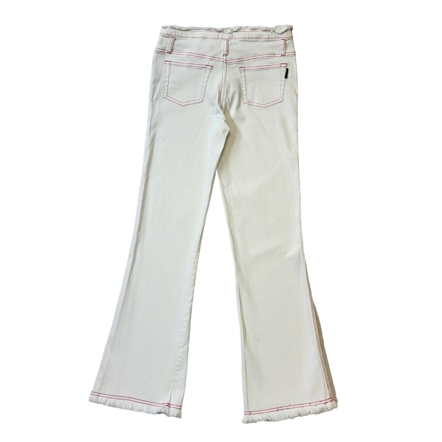 Suzanne Y2K Vintage White Bootcut Denim Jeans Women's Size 10 W28 L31