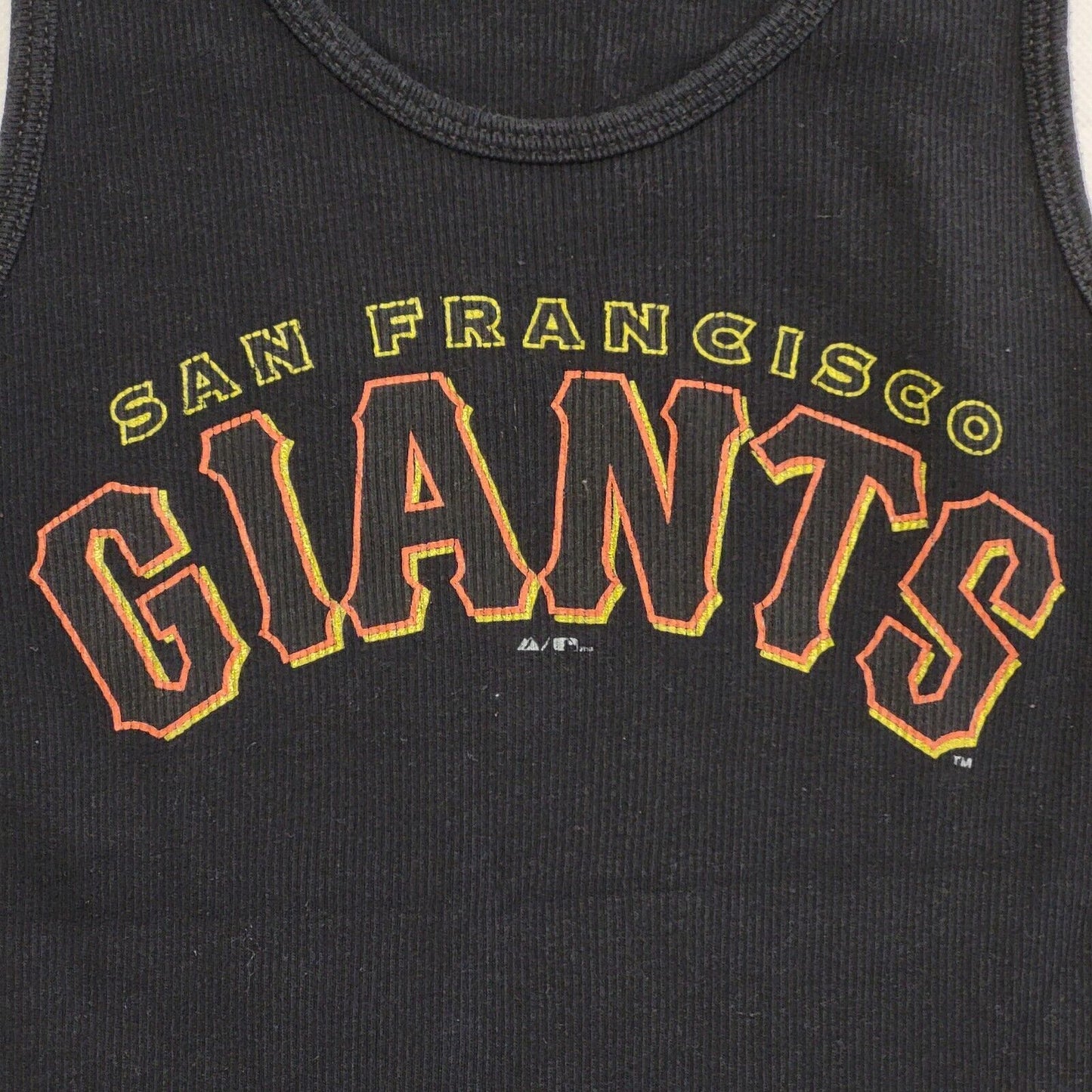 San Fransico Giants  Vintage 90's Black Sleeveless Tank Top Womens Size M