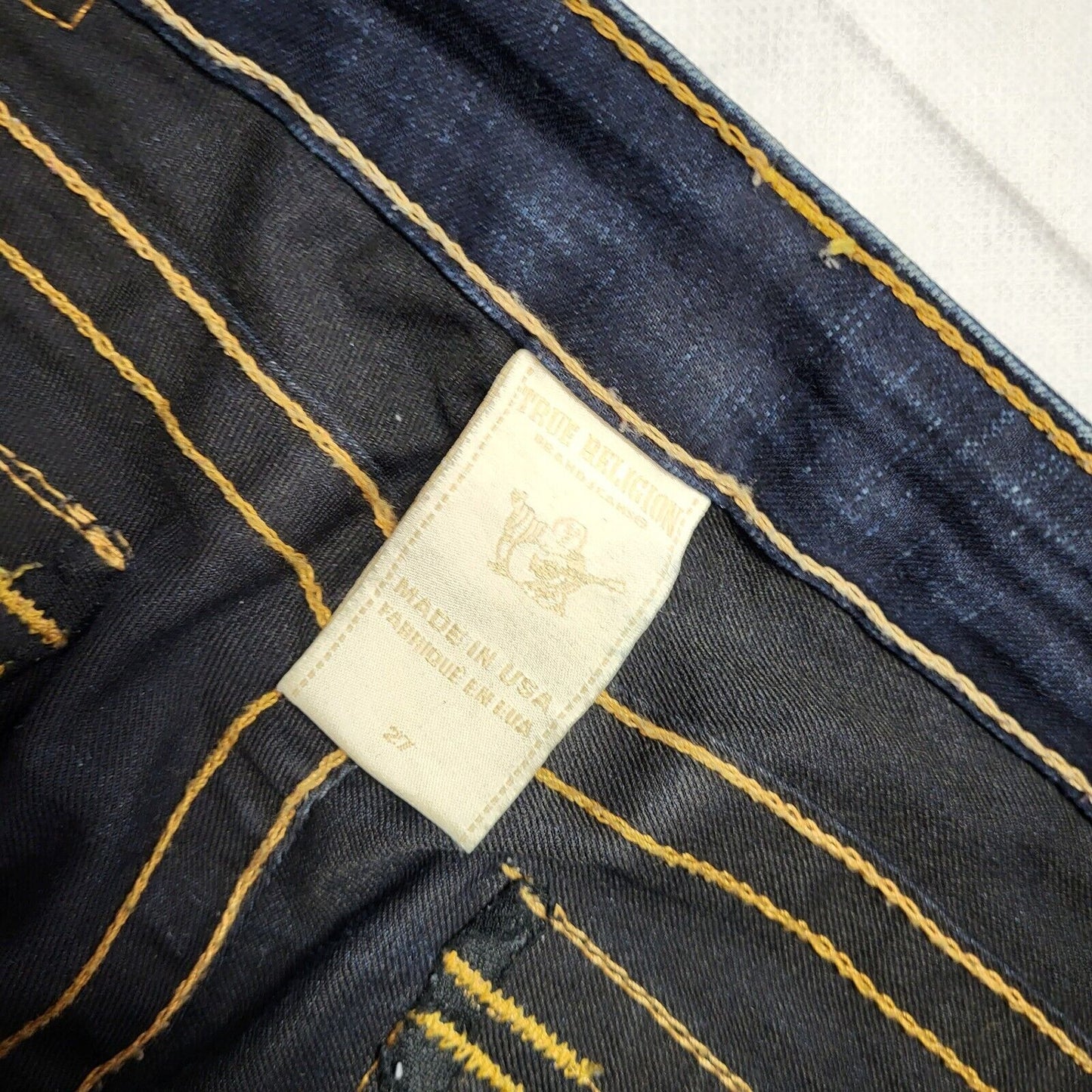 True Religion Blue Skinny Denim Jeans Women's Size UK 10 W28 L30