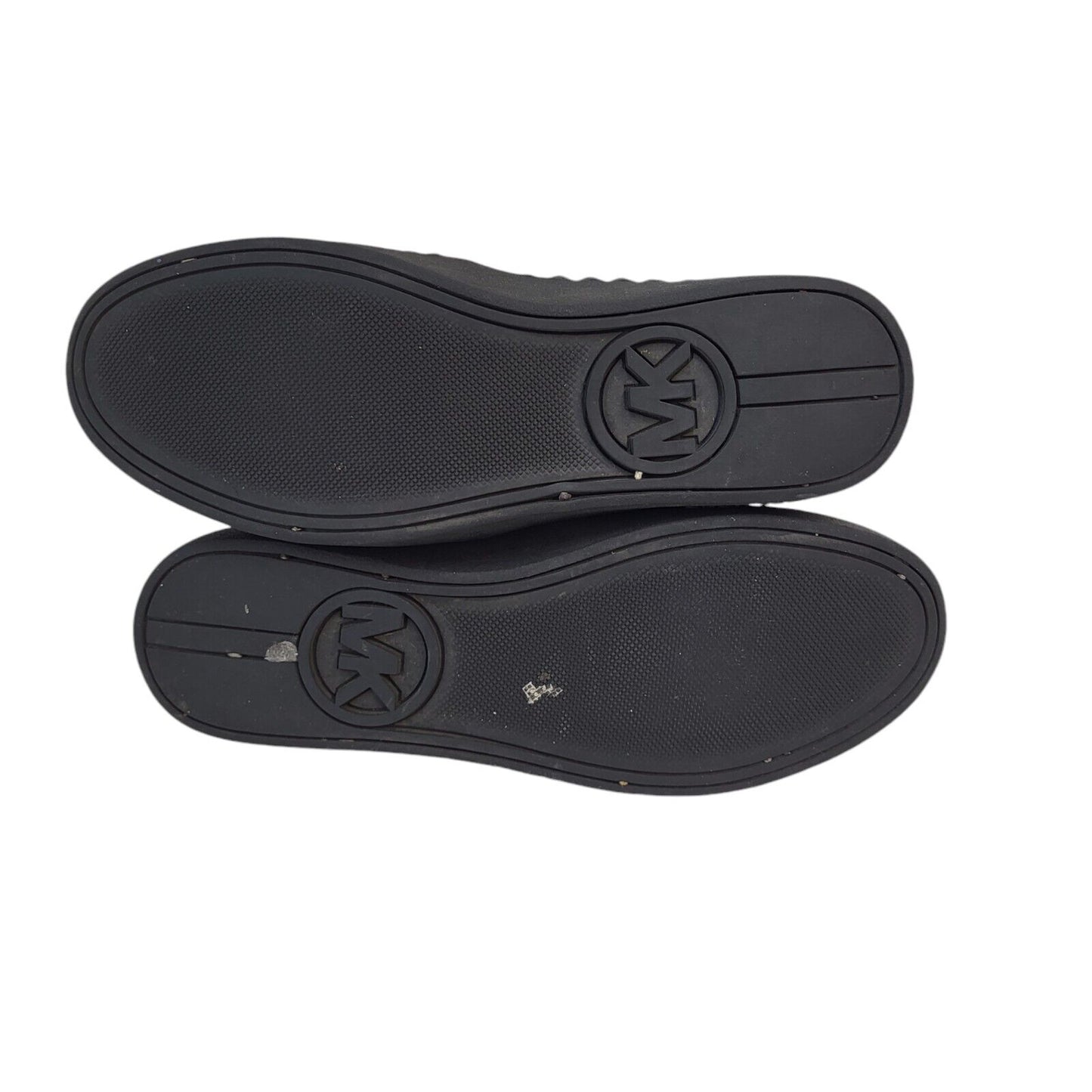 Michael Kors Black Slip-On Faux Leather Casual Flat Shoes Uk Women's Size 4