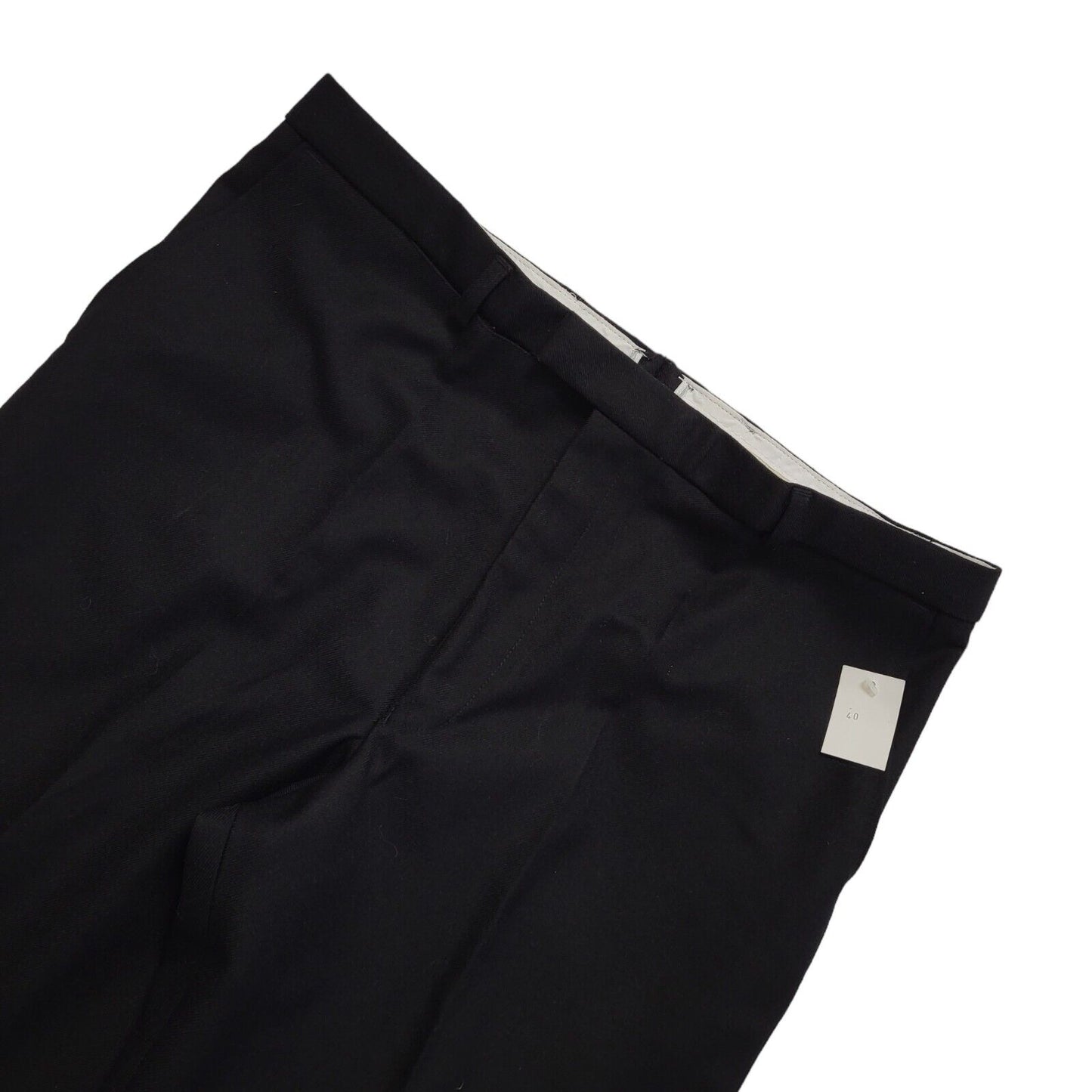 Wood Harris Vintage Black Straight Leg Casual Trousers Uk Men's 3XL W40 L36 Bnwt