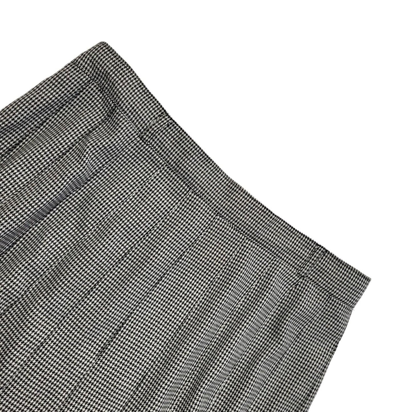 Etam Vintage 90's Black & White Pleated Midi Skirt Womens UK Size 16 W31