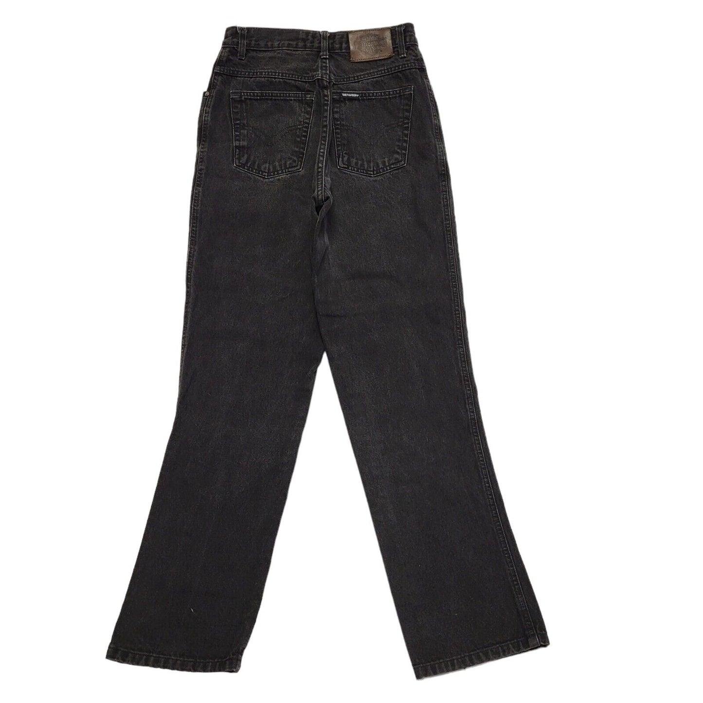 Biker Blues 80s Vintage Black Straight Leg Jeans Women's Size 10 W28 L33