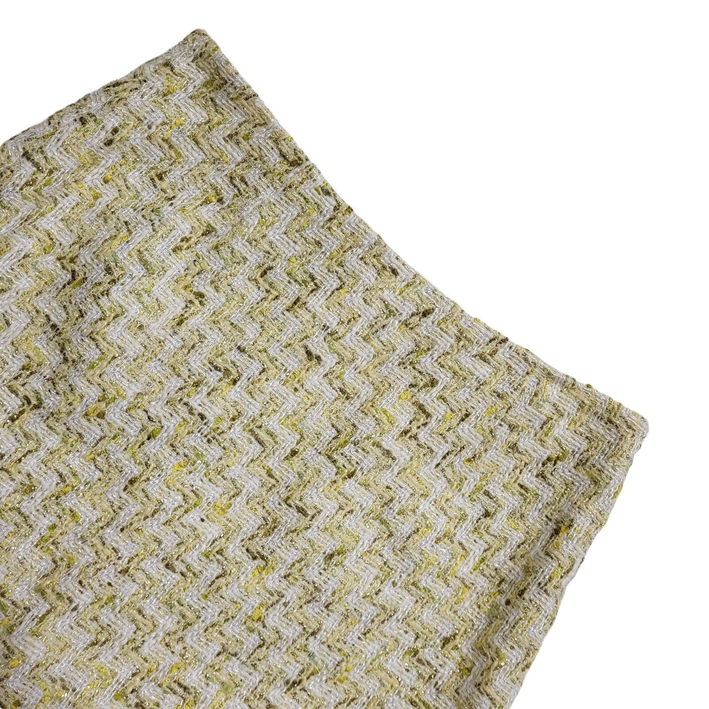 Hobbs Vintage 90's Cream Pencil Zip Skirt Uk Women's Size 8 W26 Bnwt