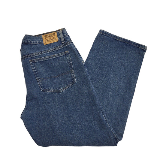 Kensington Dockside 90s Blue Wide Leg Denim Jeans Uk Men's Size S W30 L29