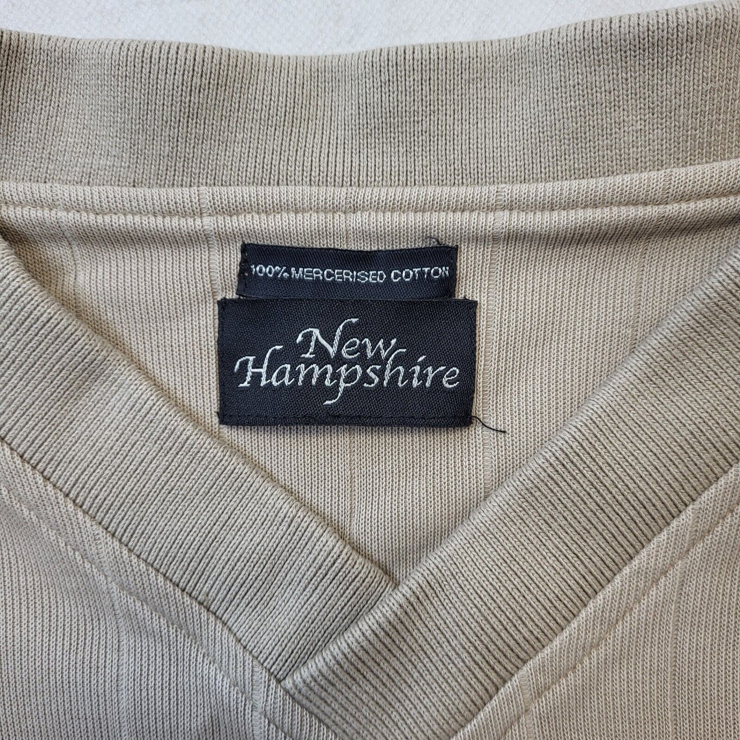 Wilson Tennis 90s Beige V-Neck Sweater Vest Men's Size 2XL