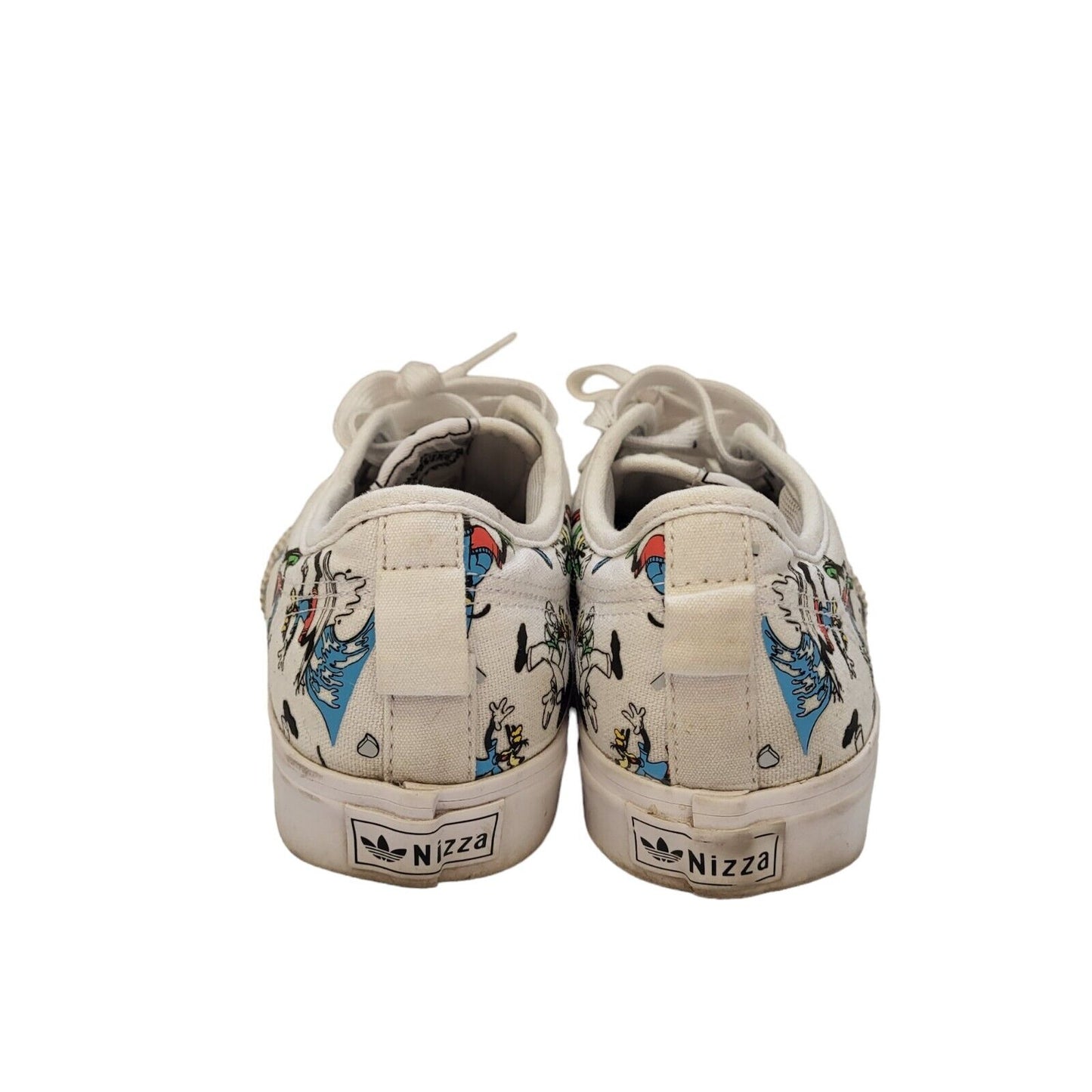 Adidas White Disney Goofy Lace-up Sports Casual Trainers Uk Women's Size 7.5