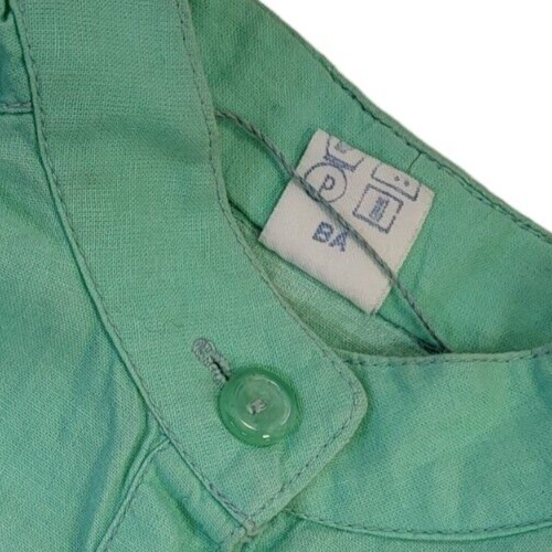 70s Vintage Pastel Green A-Line Daywear Dress Women's Size M 10