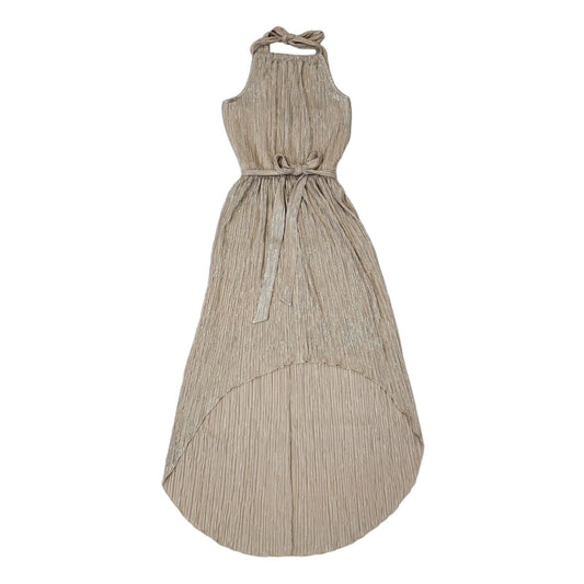 Jane Norman Vintage 90s Beige Party Dress Uk Women's Size 12