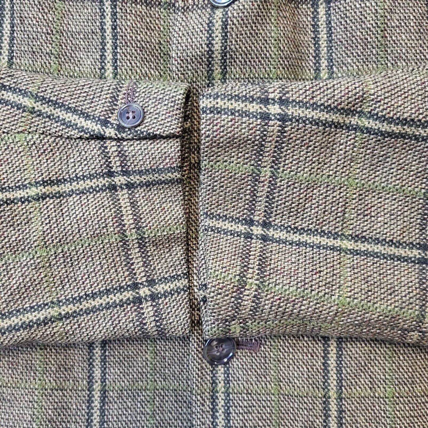 West Of England Vintage 70s Green Wool Blazer Suit Jacket Men's Size M