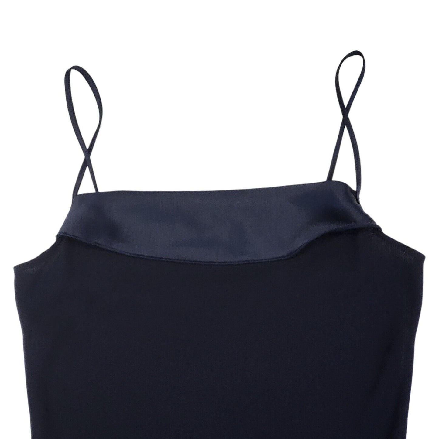 90s Vintage New Look Navy Evening Strappy Pencil Dress Women's Size 12