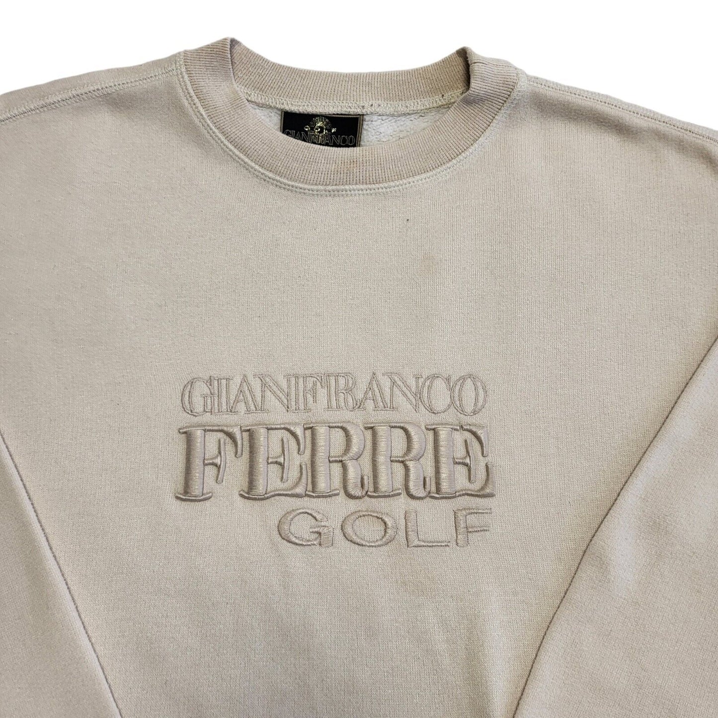 Gianfranco Ferre 90s Vintage Golf Crew Neck Sweatshirt Men's Size L