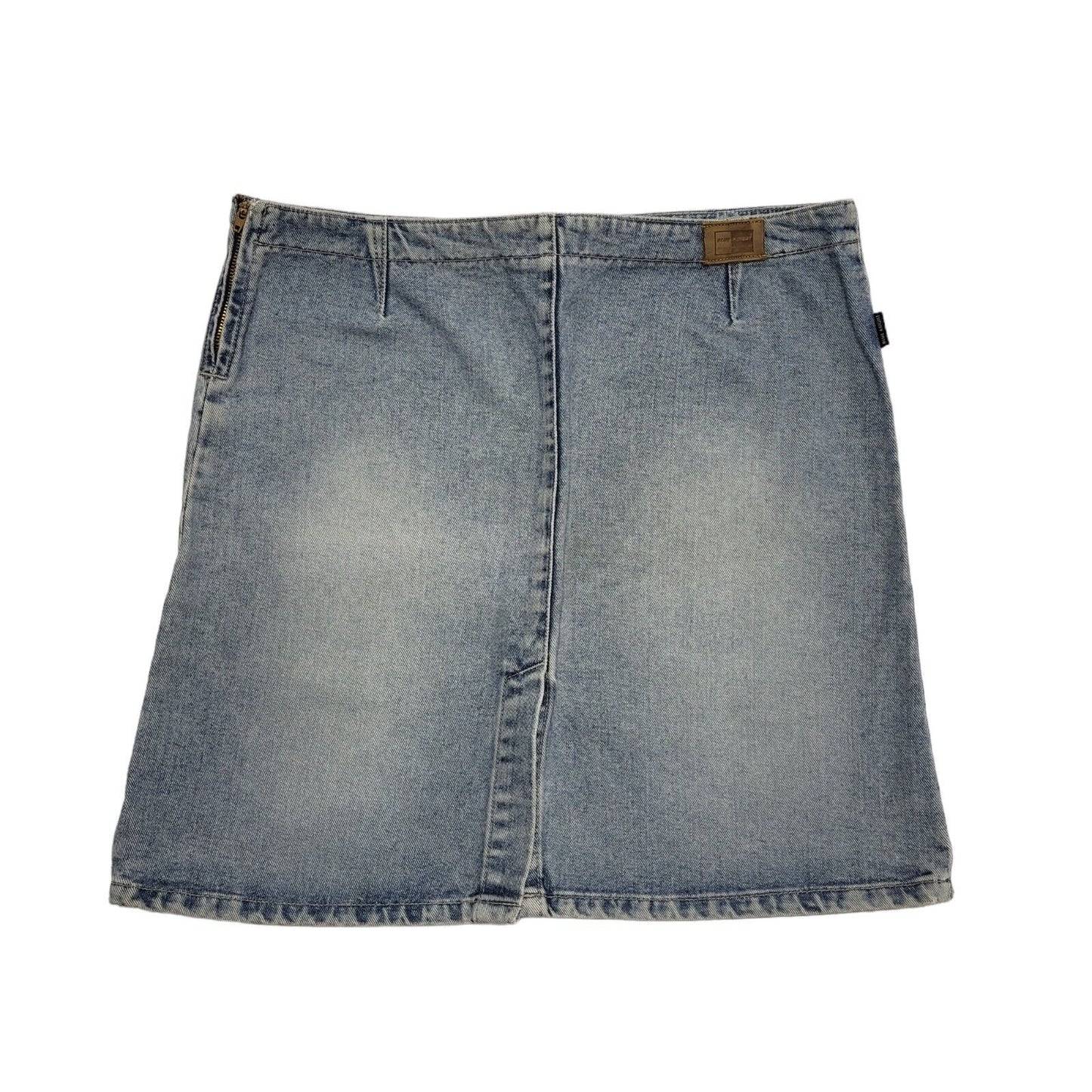 Blue Knight Vintage 90's Blue Denim Skirt Womens W34