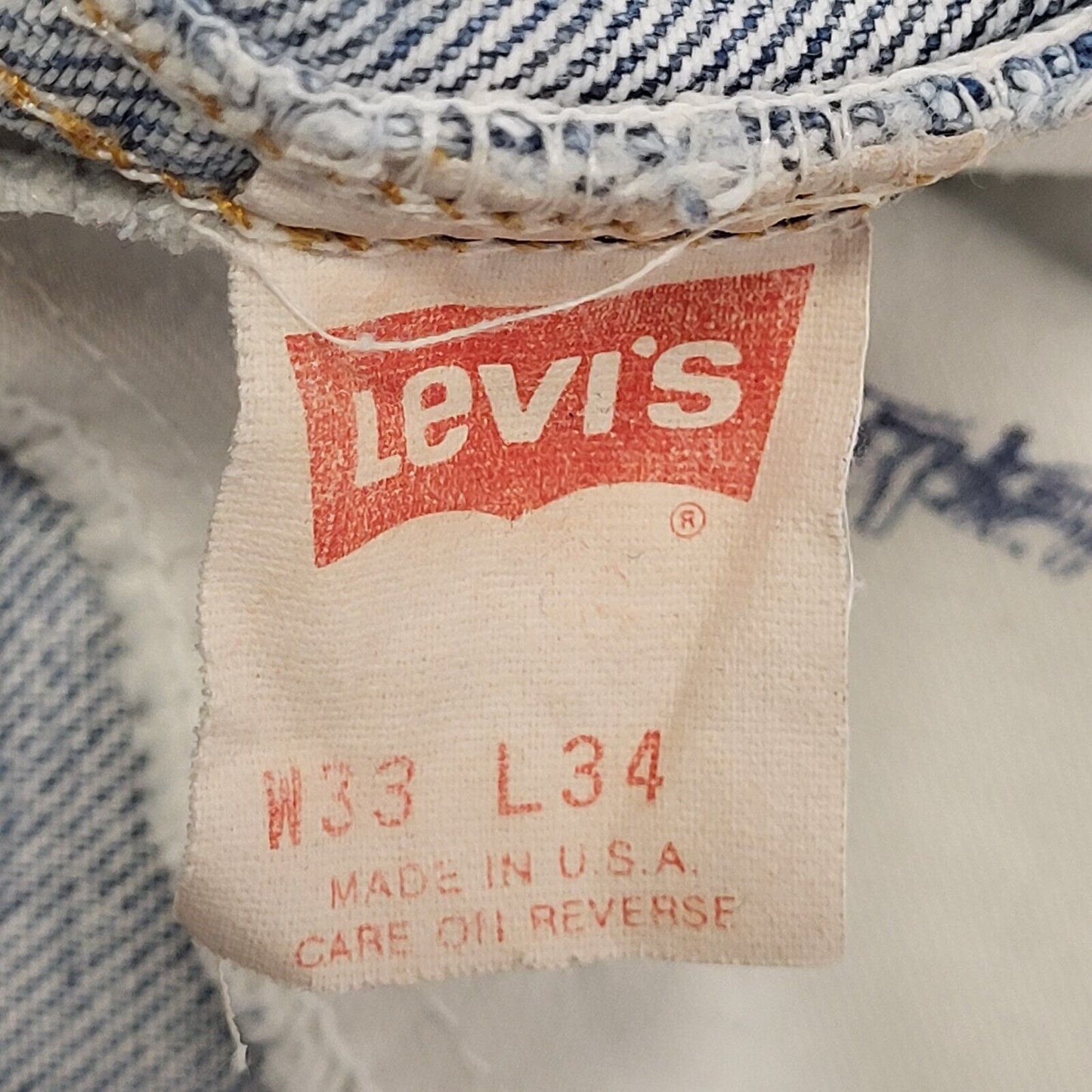 Levi's Vintage 90s Light Blue Tapered Denim Suspender Jeans Men's Size M W33 L34
