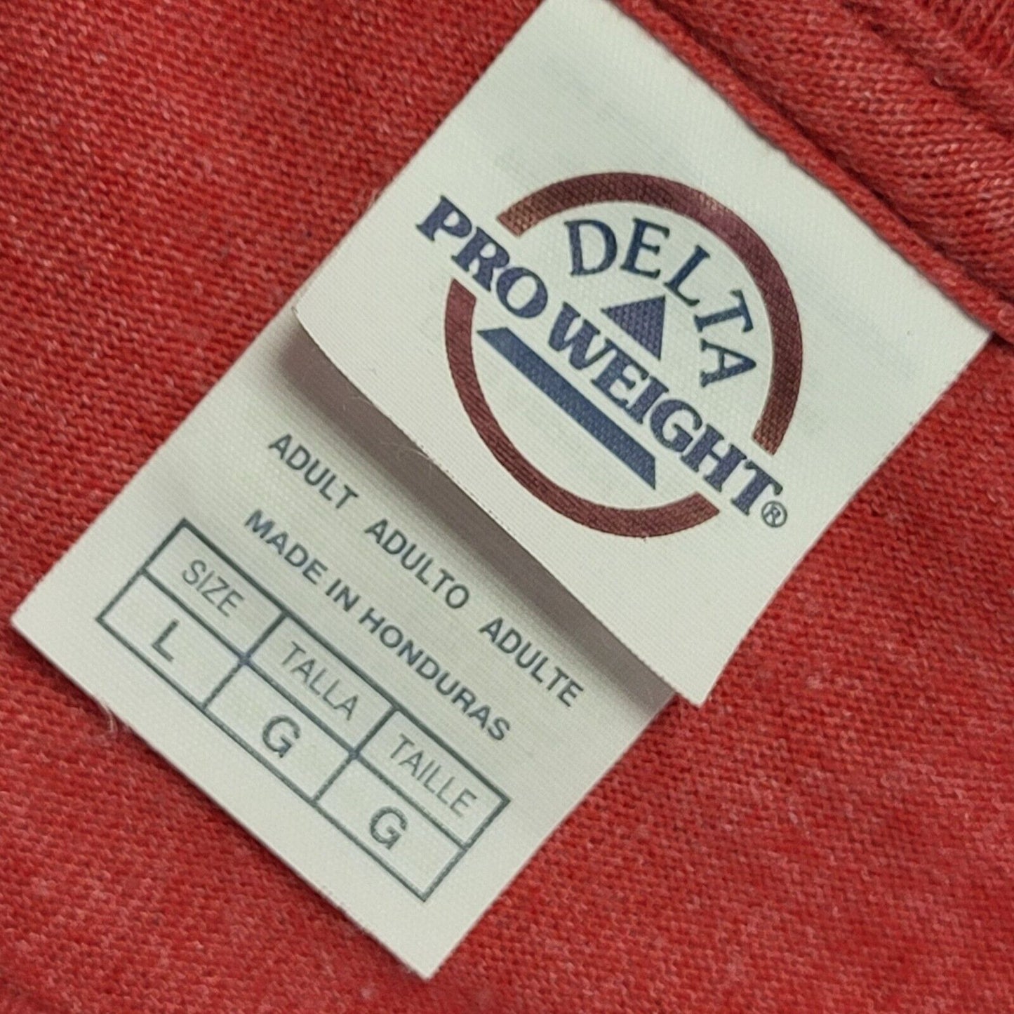Rockport Delta Pink Vintage 90s Short Sleeve T-Shirt Uk Men's Large