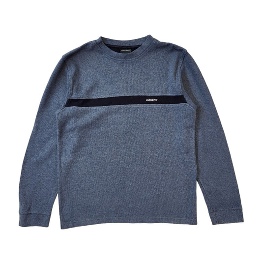 Kickers Y2K Vintage Blue Crew Neck Jumper Men's Size Medium