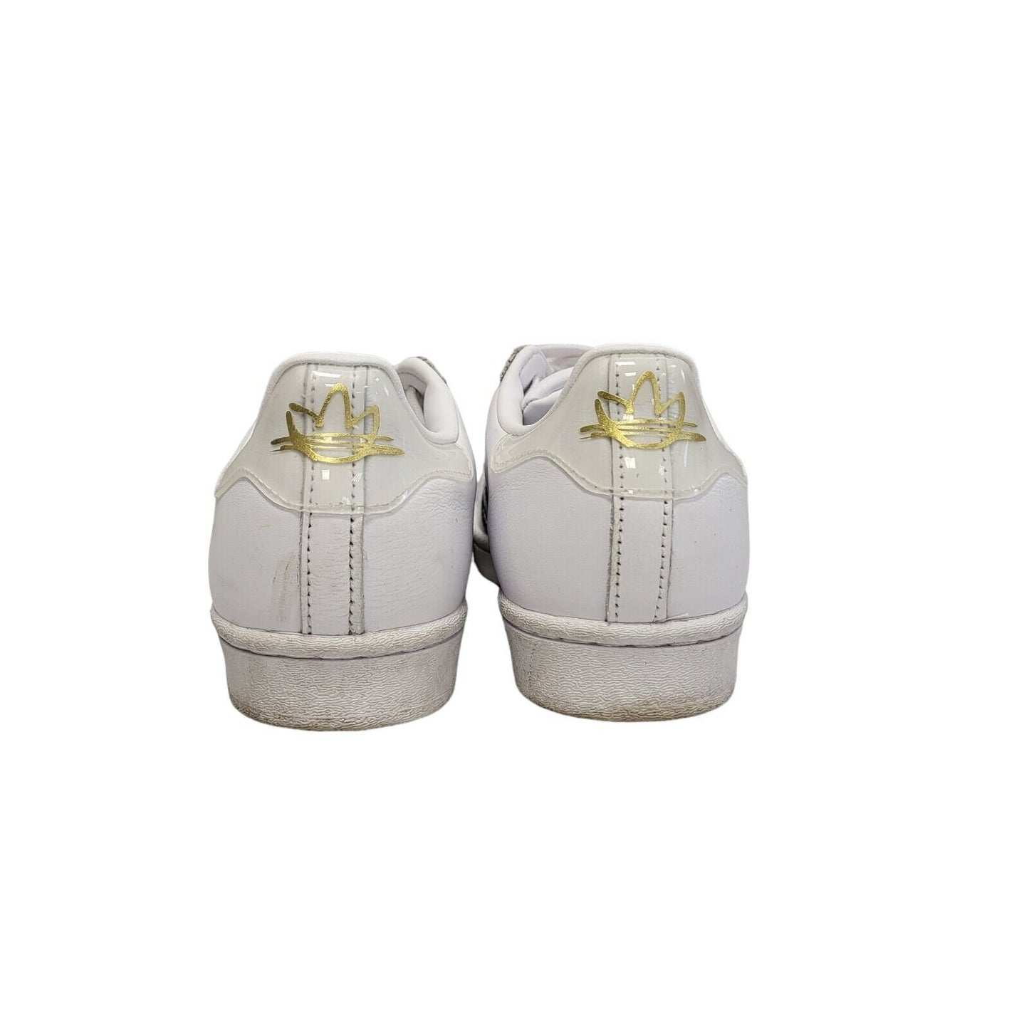 Adidas White Lace-up Sports Casual Leather Women's Trainers Uk Size 6