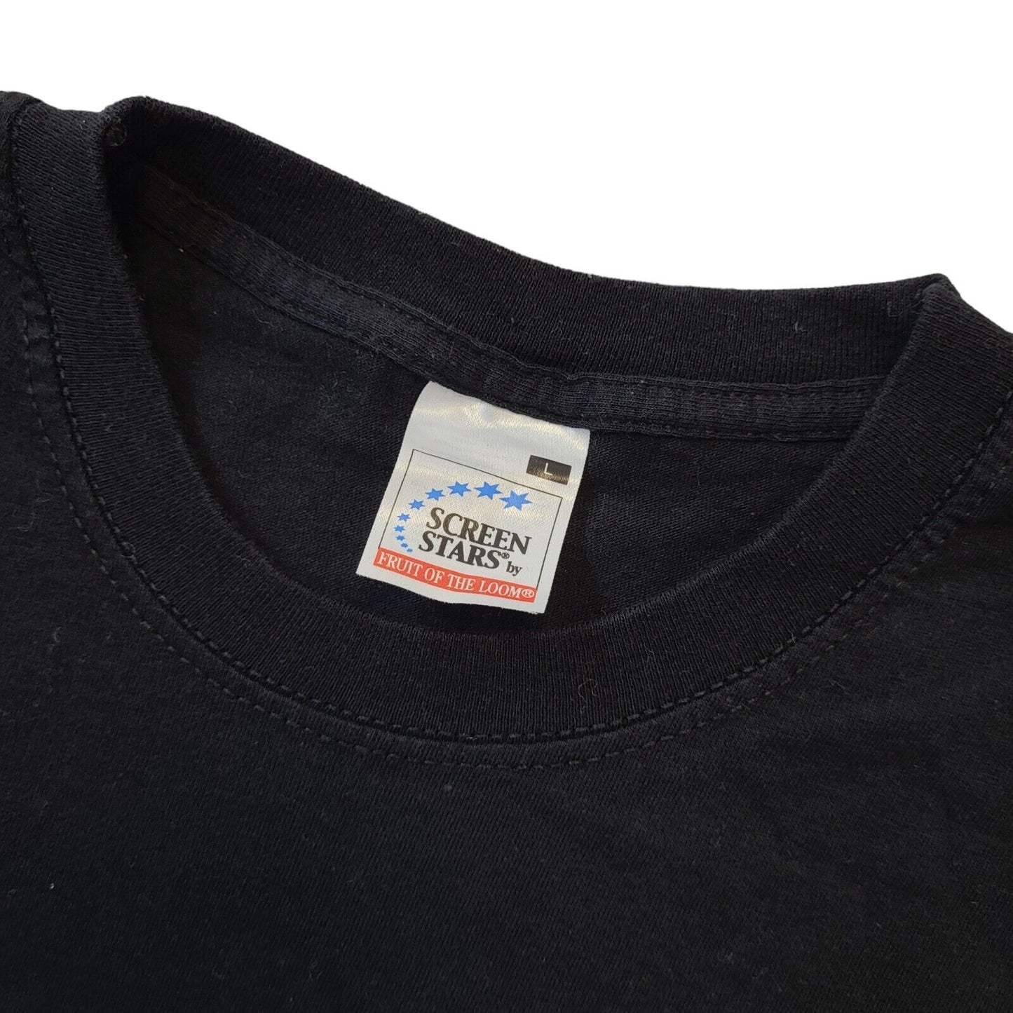 Screen Stars The Beatles Black T-Shirt Short Sleeve UK Size Large