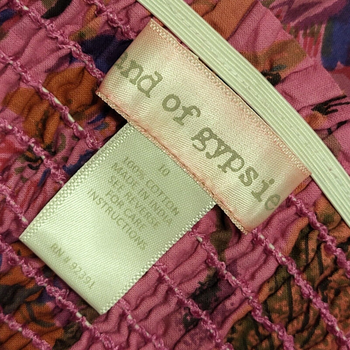 Band Of Gypsies Y2k Pink Sleeveless Strap Dress Uk Women's Size 10