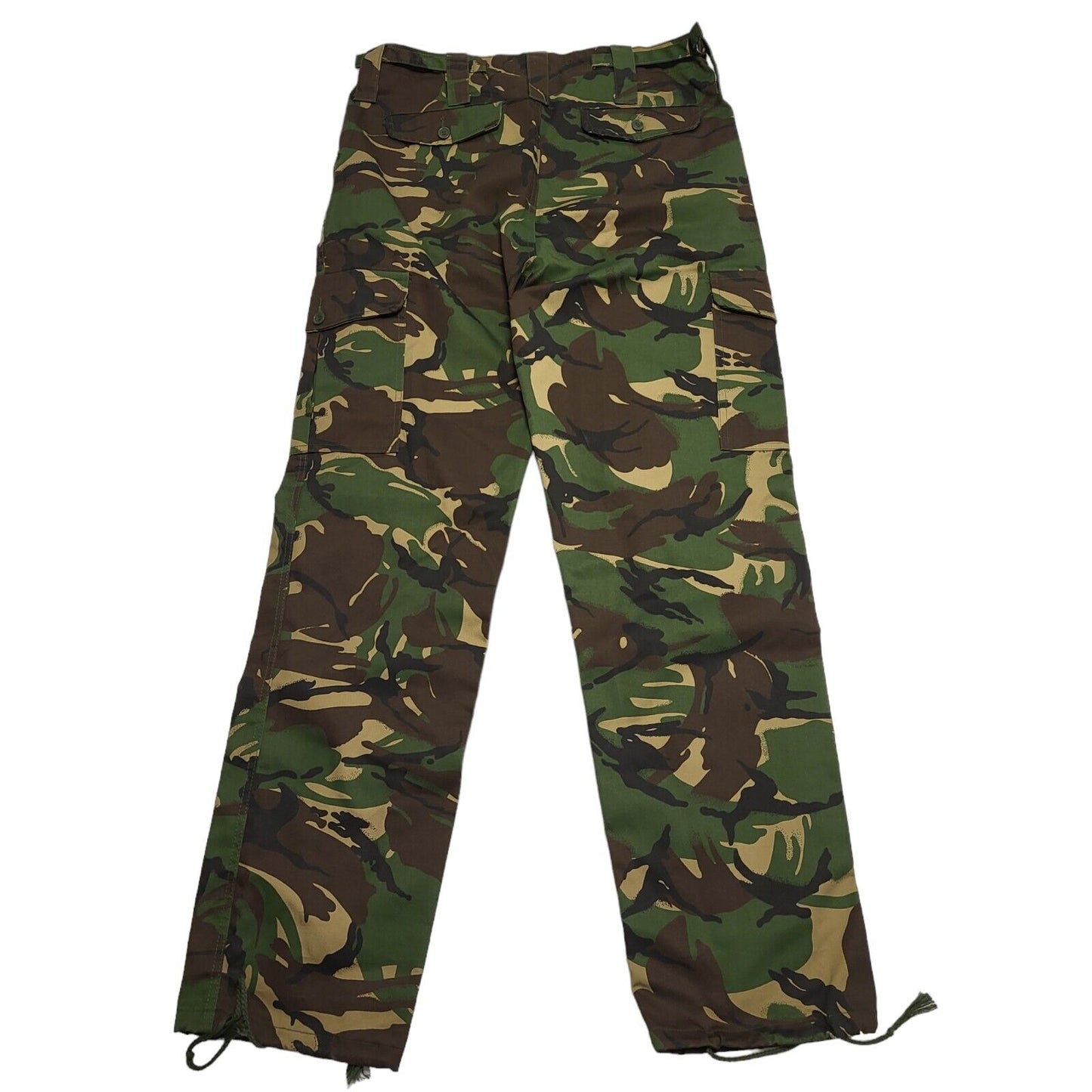 Blue Castle Green Vintage 90s Straight Leg Camouflage Trousers Men's L W34 L31