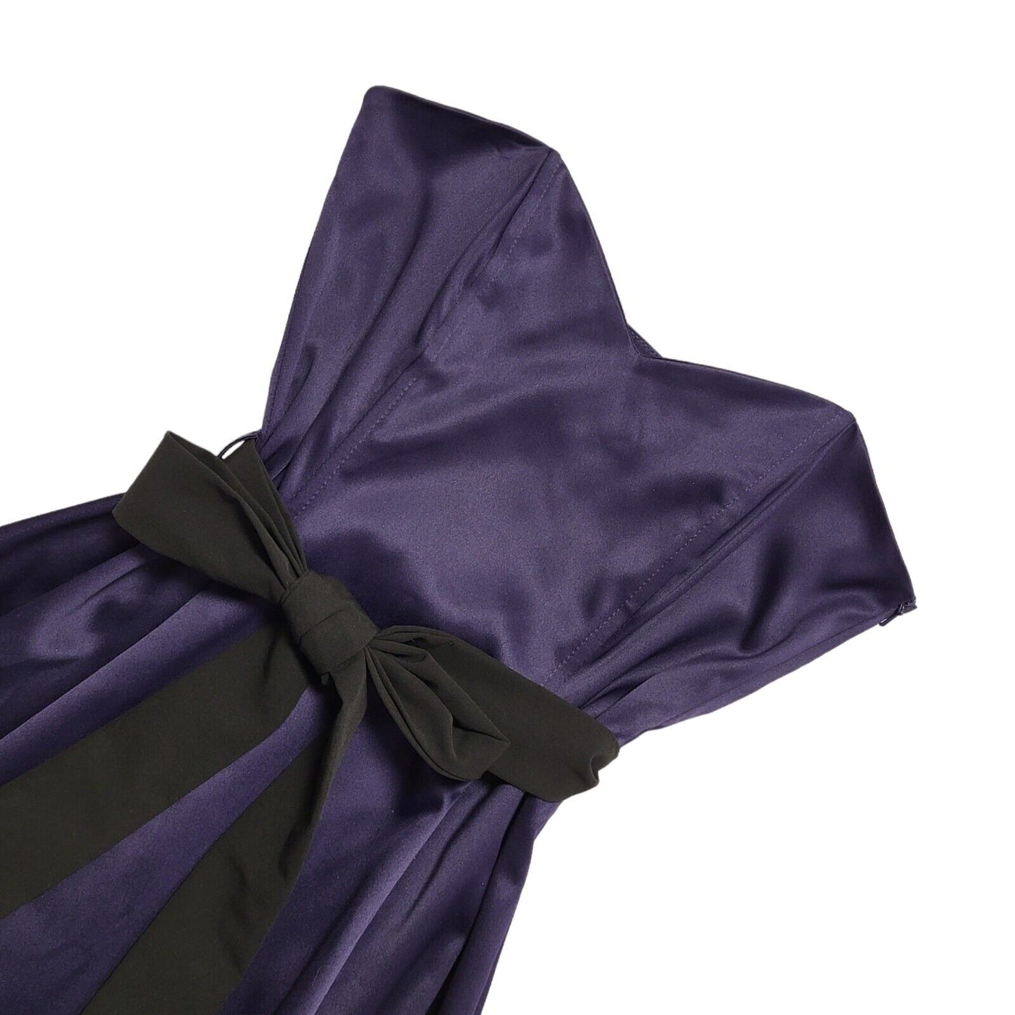 West One Vintage 90s Purple Sweetheart Evening Dress Uk Women's Size 10 W28