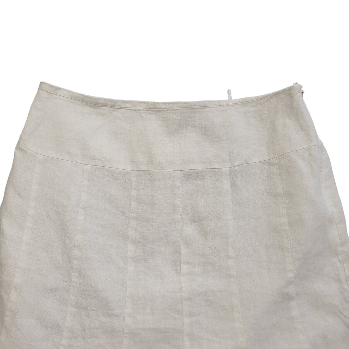 Your Sixth Sense Vintage 90's White Midi Skirt Womens UK Size 12 W32