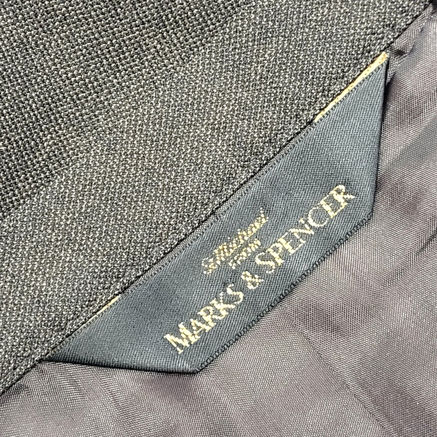 Marks & Spencer Vintage 90's Brown Solid Pencil Skirt Uk Women's Size 8 W26
