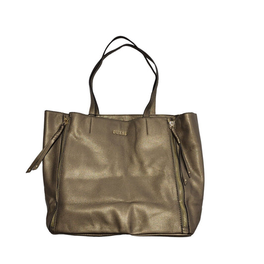 Guess Brown Vintage Leather Hand Bag / Shoulder Bag Uk Women's 11" x 12"