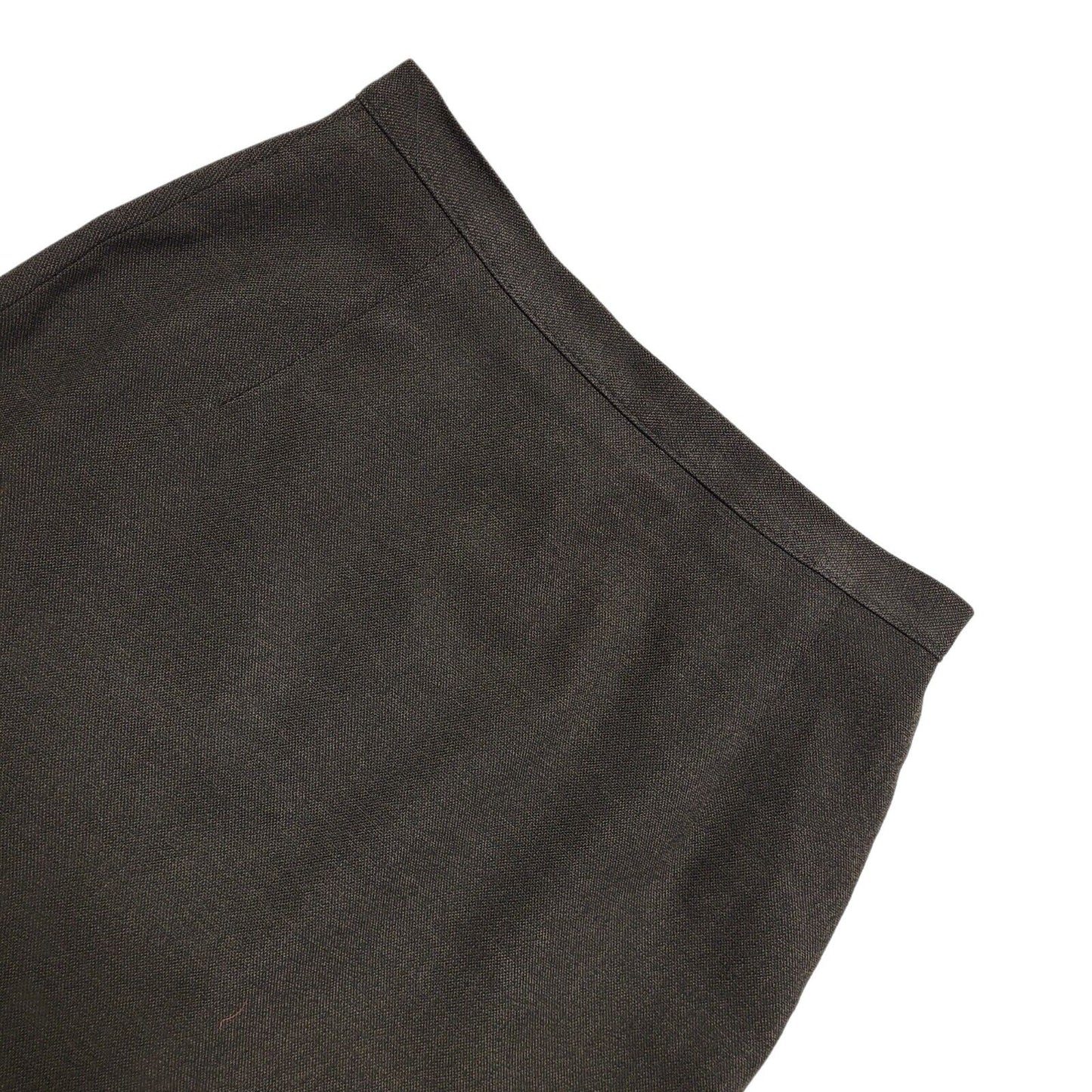 Marks & Spencer Vintage 90's Brown Solid Pencil Skirt Uk Women's Size 8 W26