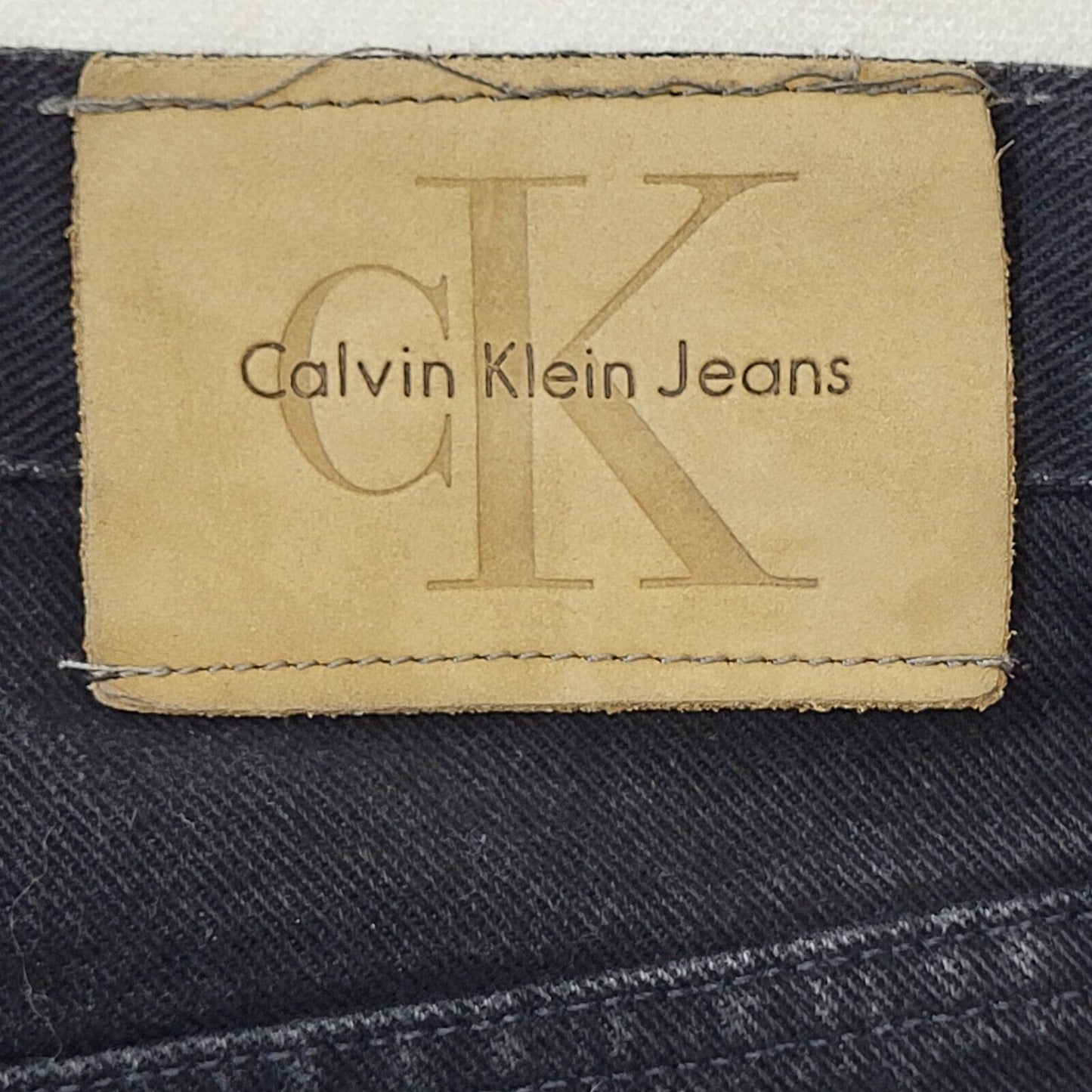 Calvin Klein 90s Vintage Black Tapered Denim Jeans Men's Size M W32 L31