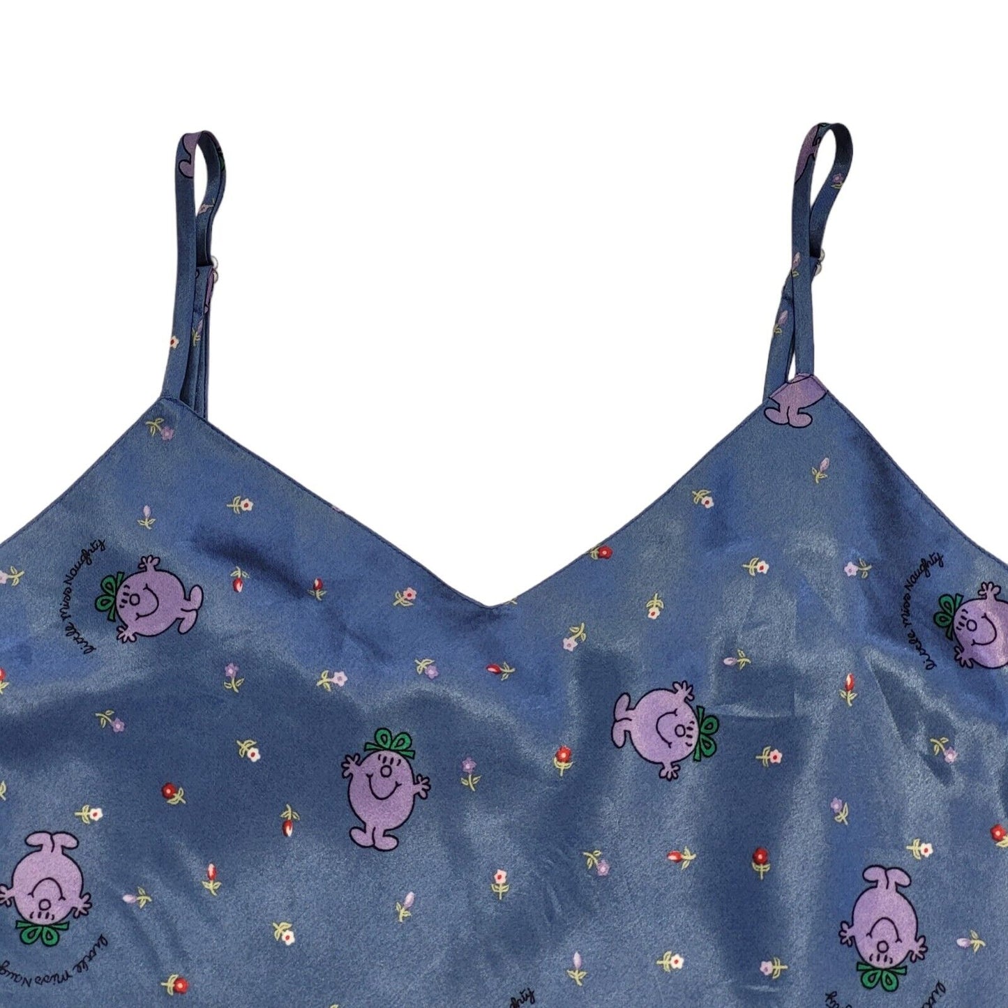 La Senza Y2K Blue Little Miss Naughty Night Dress Womens UK M