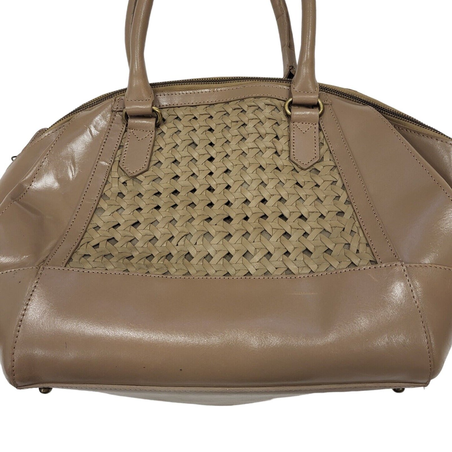 Jones Brown Leather Small Hand Bag Uk Women's Size  12" x 12"
