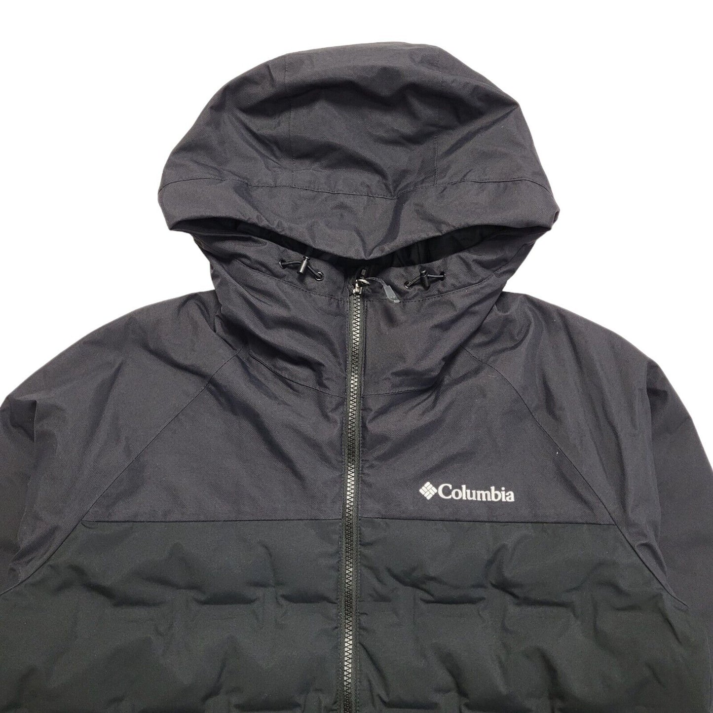 Columbia Black Zipped Hooded Jacket Uk Women's Size Small