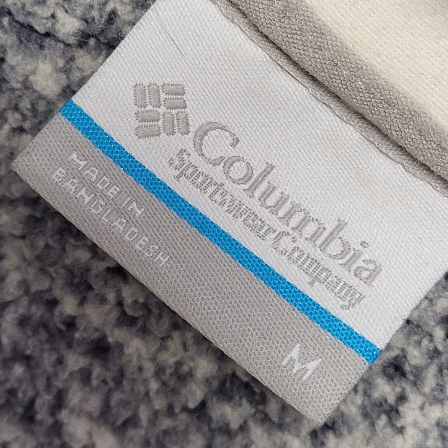 Columbia Y2K Grey 1/4 Zip High Neck Activewear Top Womens UK Size M