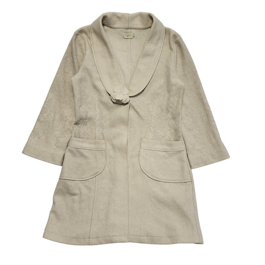 Fransa Stone Wool Dress Jacket Uk Women's Size Large