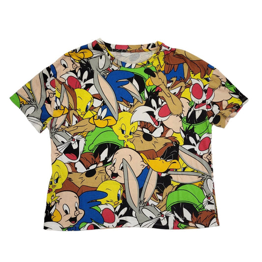 Looney Tunes Vintage Y2K Multicoloured Short Sleeve T-Shirt Womens UK L