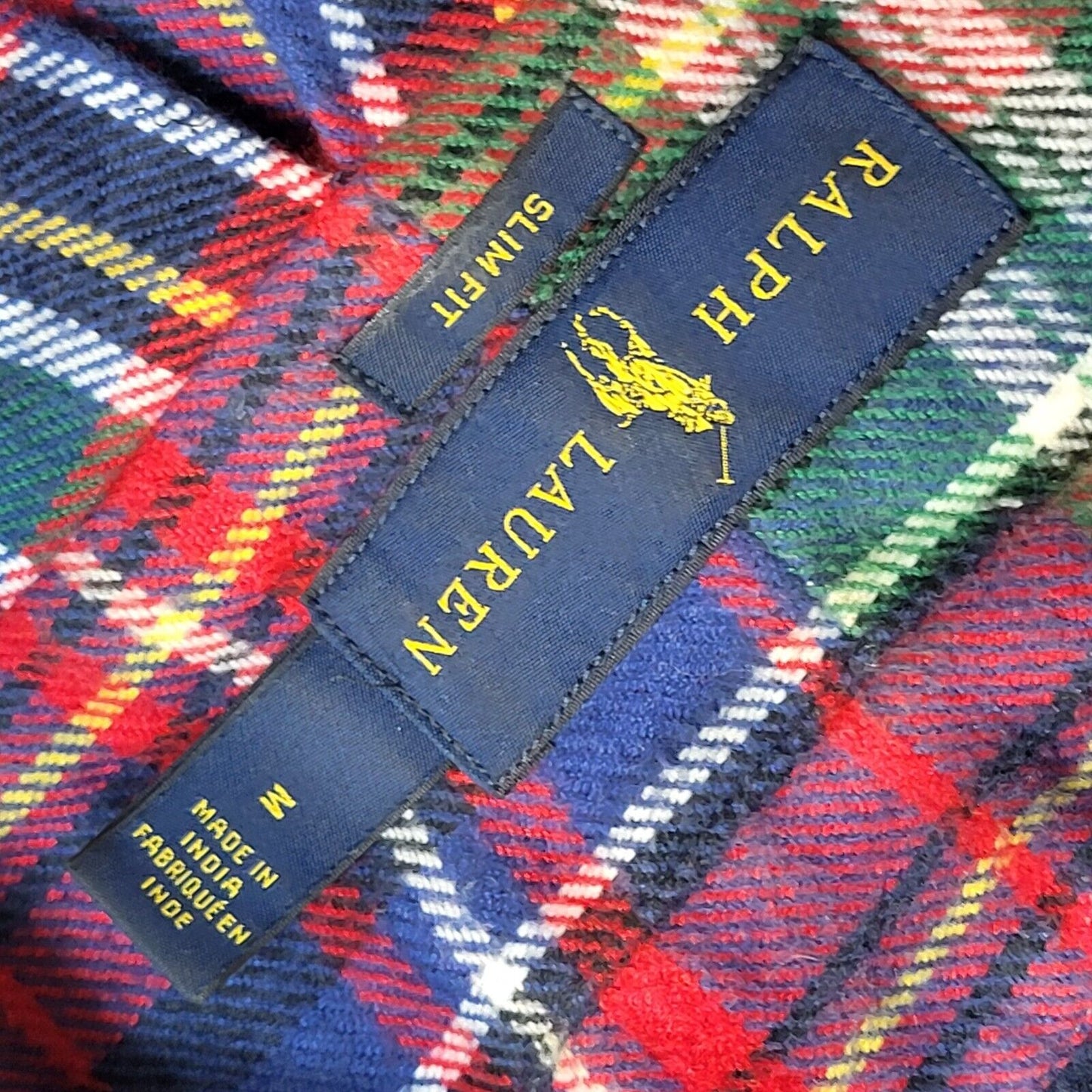 Ralph Lauren Multicoloured Checked Long Sleeve Shirt UK Men's Size M
