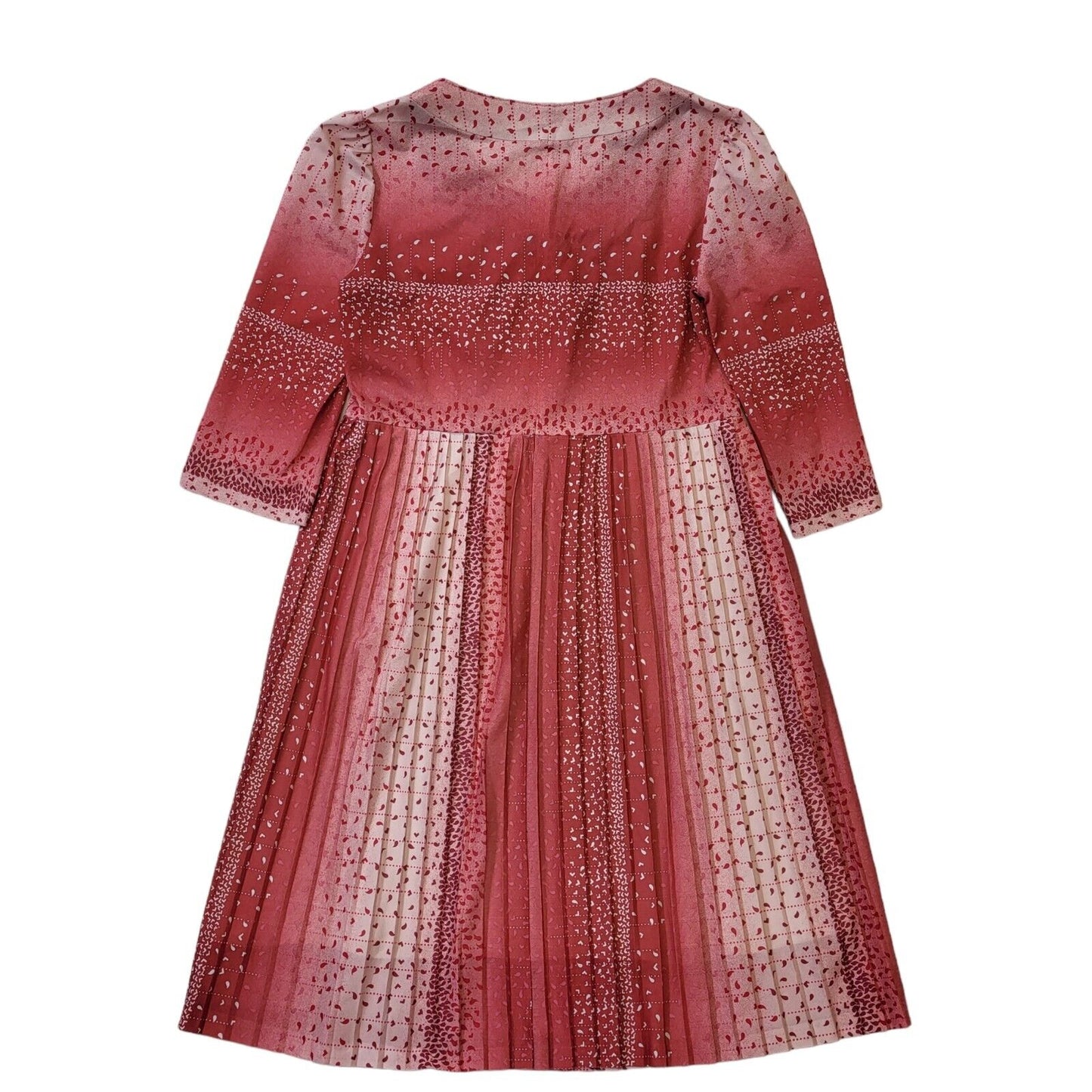 70s Vintage Pierre Rubertin Dress Women's Size 12 Eu 40
