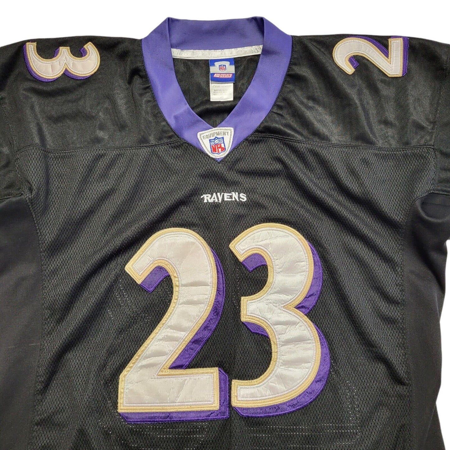 Reebok Vintage Y2k Ravens No 23 McGahee NFL Football Shirt Uk Men's Size L