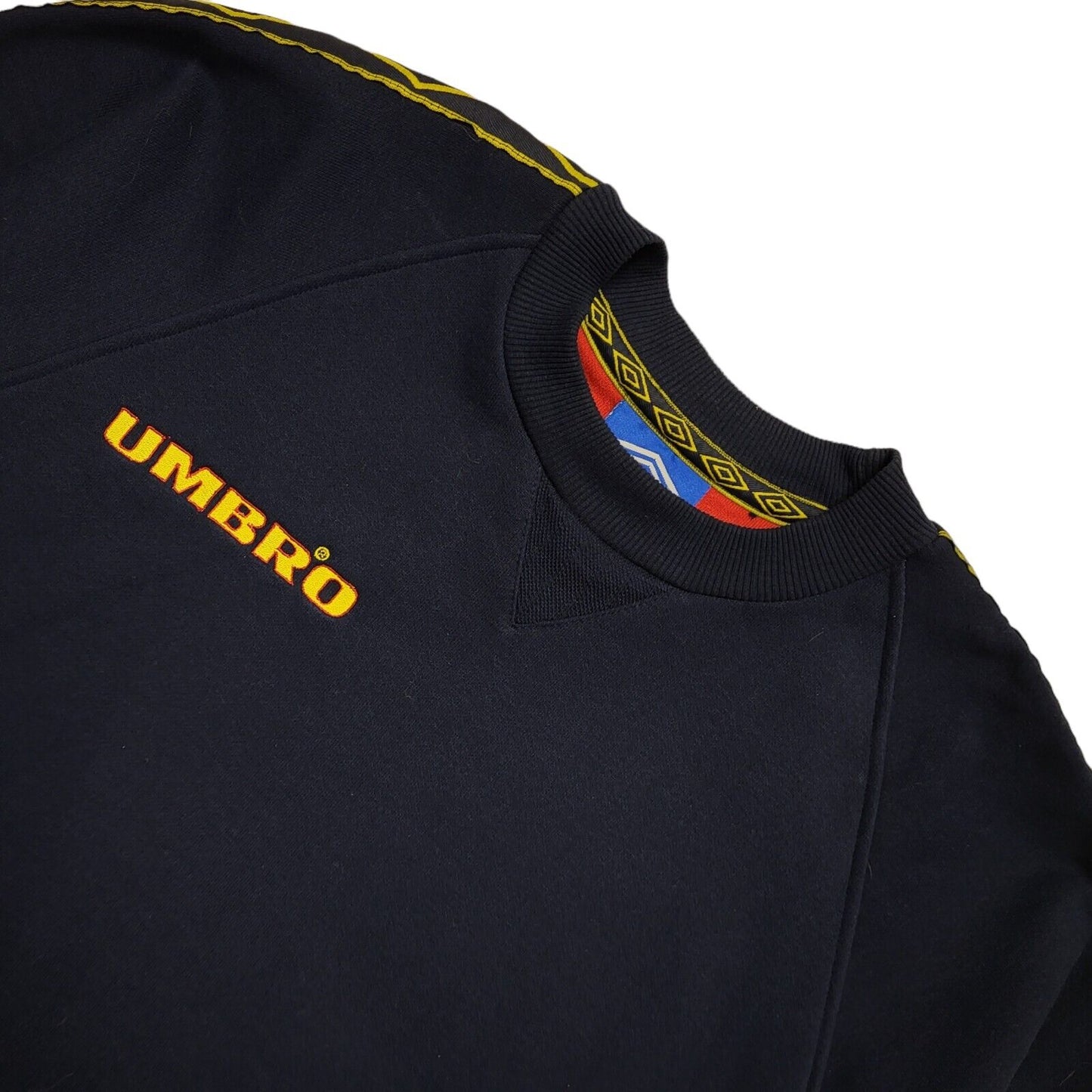 Unbro Pro Training Navy Blue Vintage 90s Sweatshirt Uk Men's Size XL