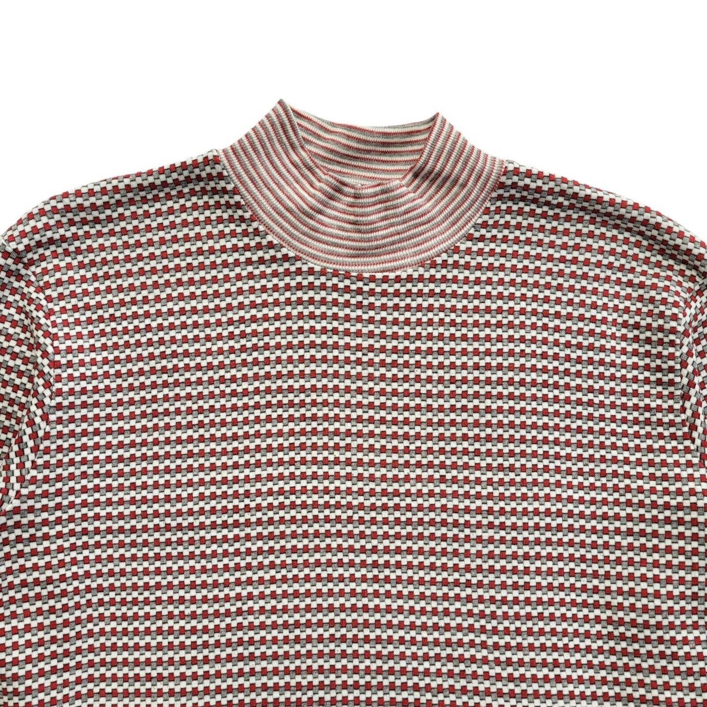 Vintage 70s Pink Roll Neck Jumper Uk Women's Size Medium