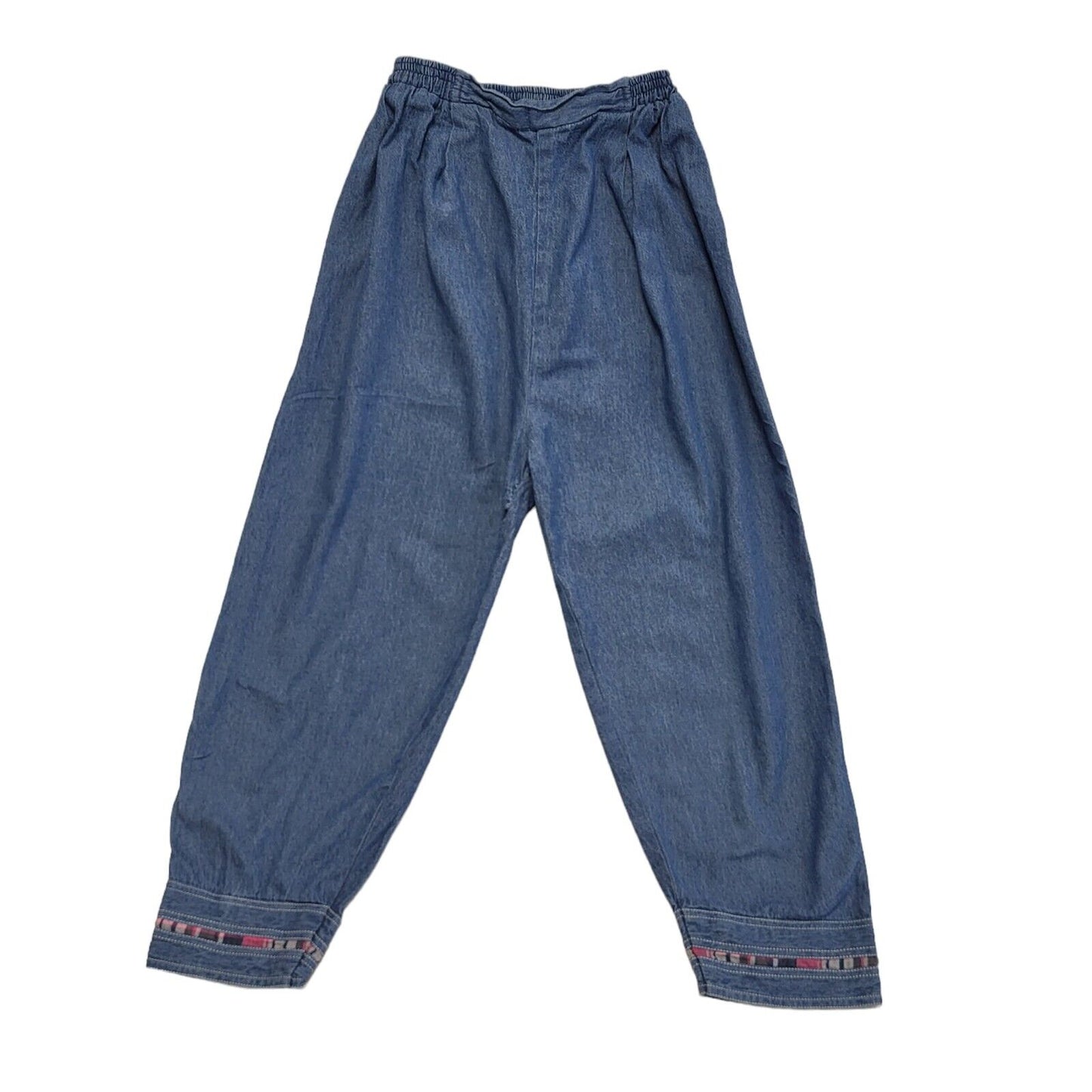 Vintage 90s Dark Blue Tapered Denim Jeans Women's Size Large W30 L23