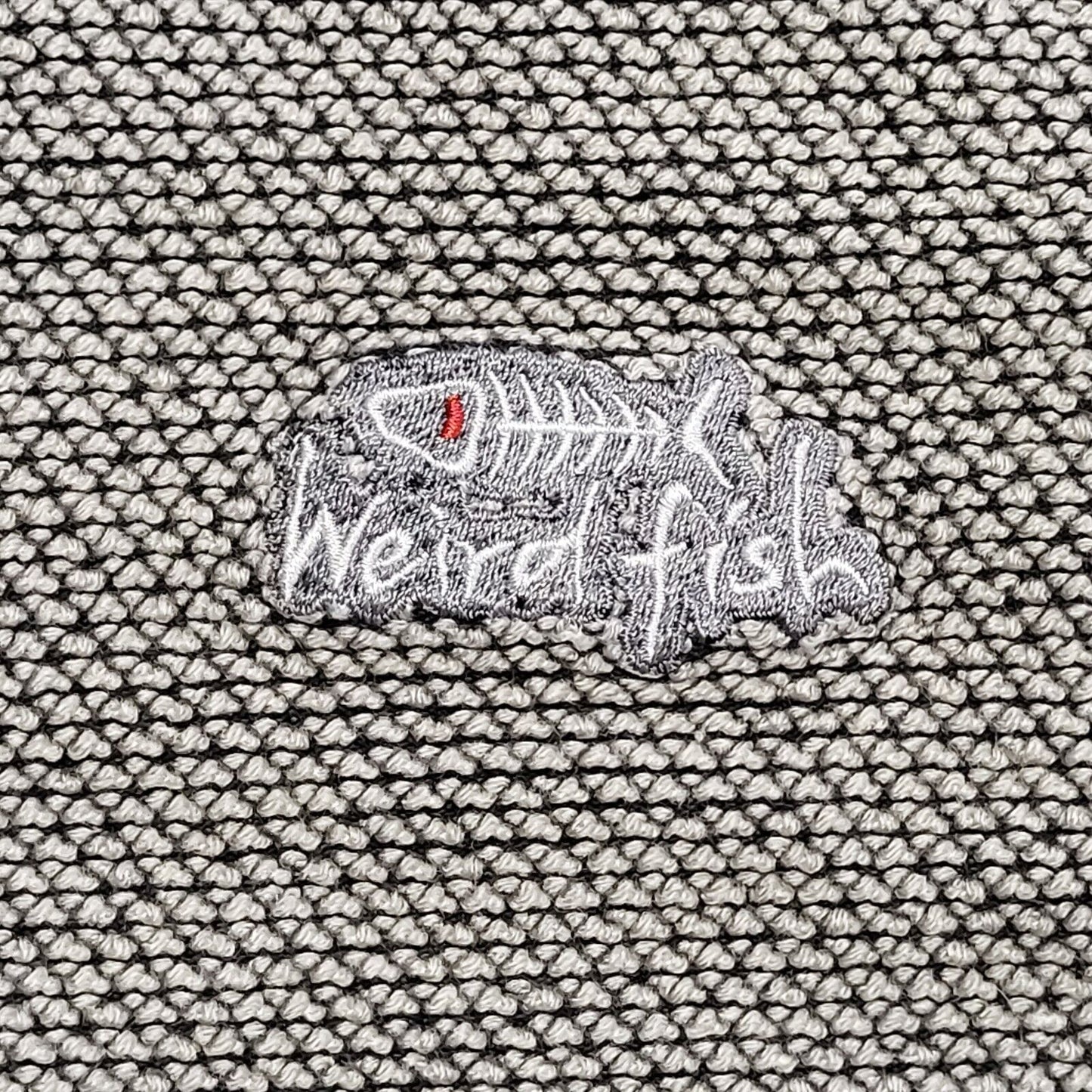 Weird Fish Grey Y2k 1/4 Zip Jumper Uk Men's Size XL