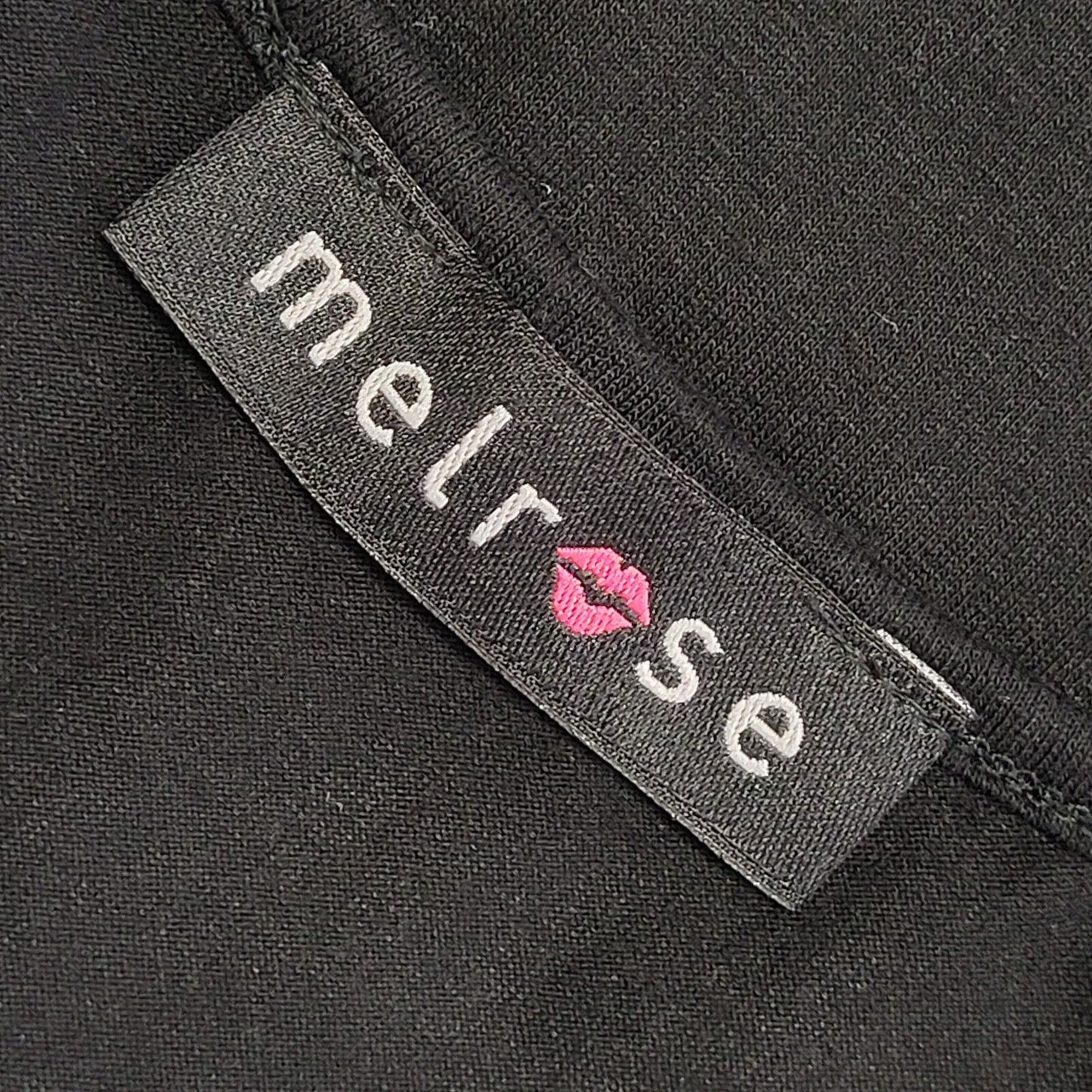 Melrose Vintage Y2K Black Metal Ring Detail Flared Sleeve Top Womens UK Size 10?