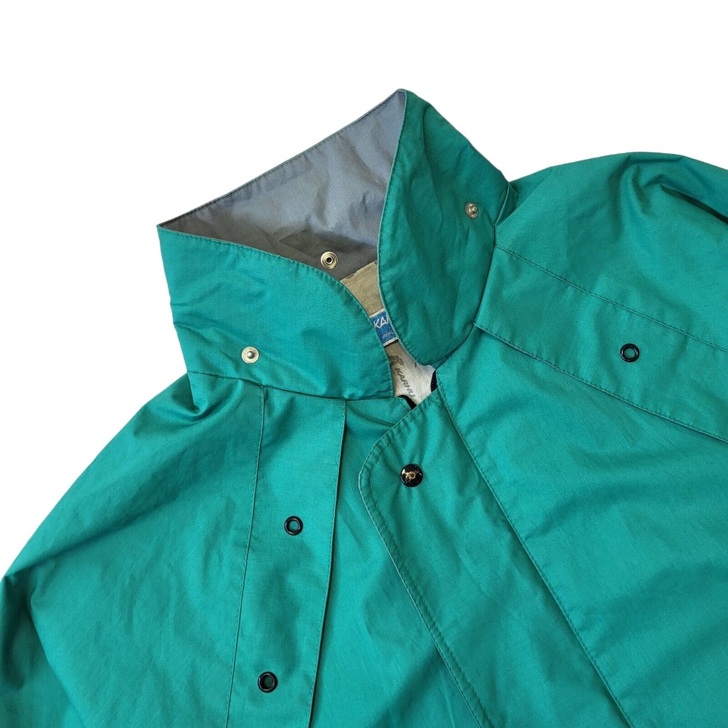 Karhu 80s Vintage Green Zip & Snap Jacket Men's Size XLarge