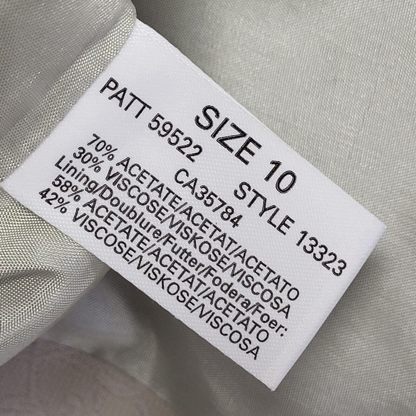Planet Vintage 80s Grey Purple Vine Pattern Over Coat Uk 10